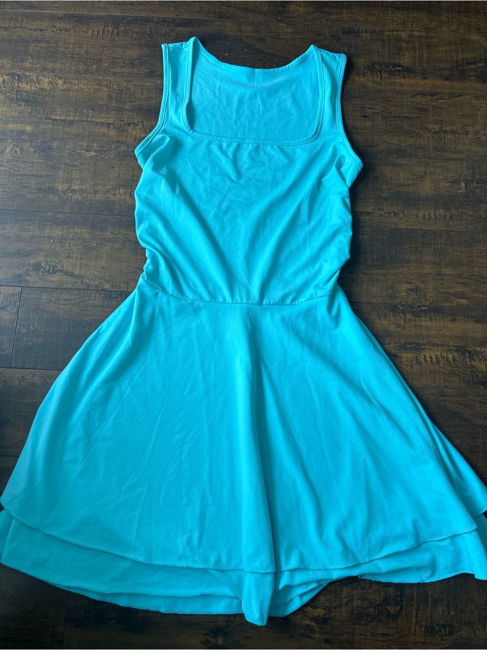 ✨ 3/$25 ✨ SHEIN Turquoise Sleeveless Fit & Flare Dress
